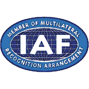 IAF ISO CERTIFICATE 9001:2015 logo