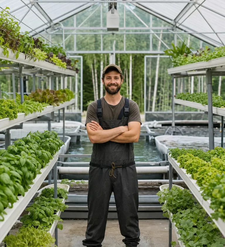 Greenhouse with hydroponic channels