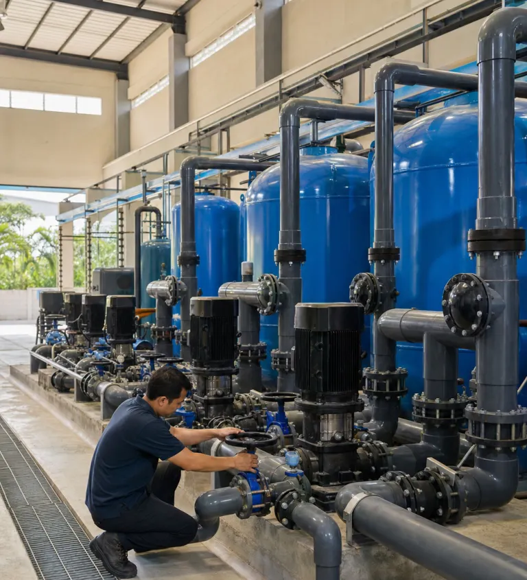 Pumps and filtration of the recirculation system